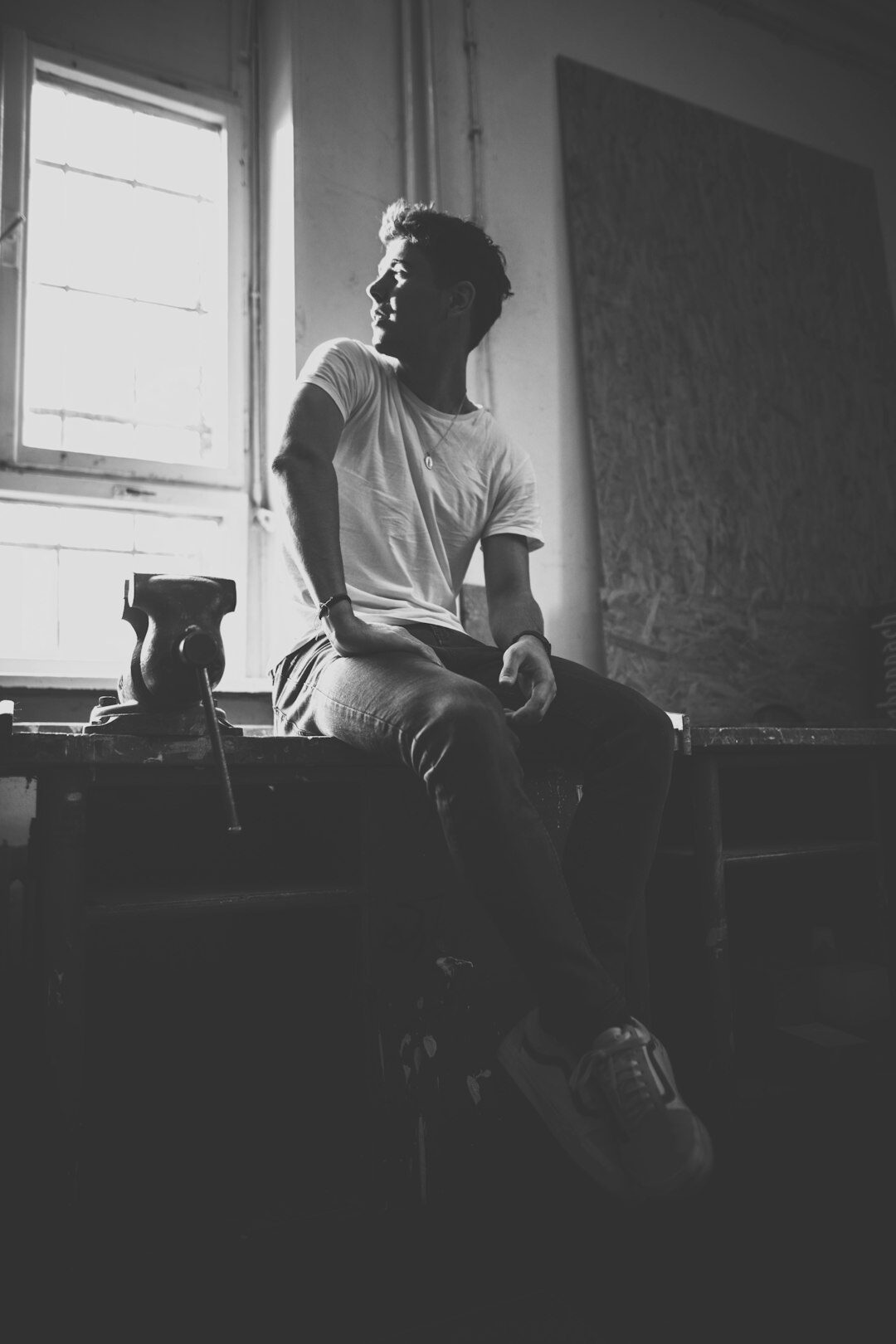 Portrait of the editor of a Danish documentary photography blog