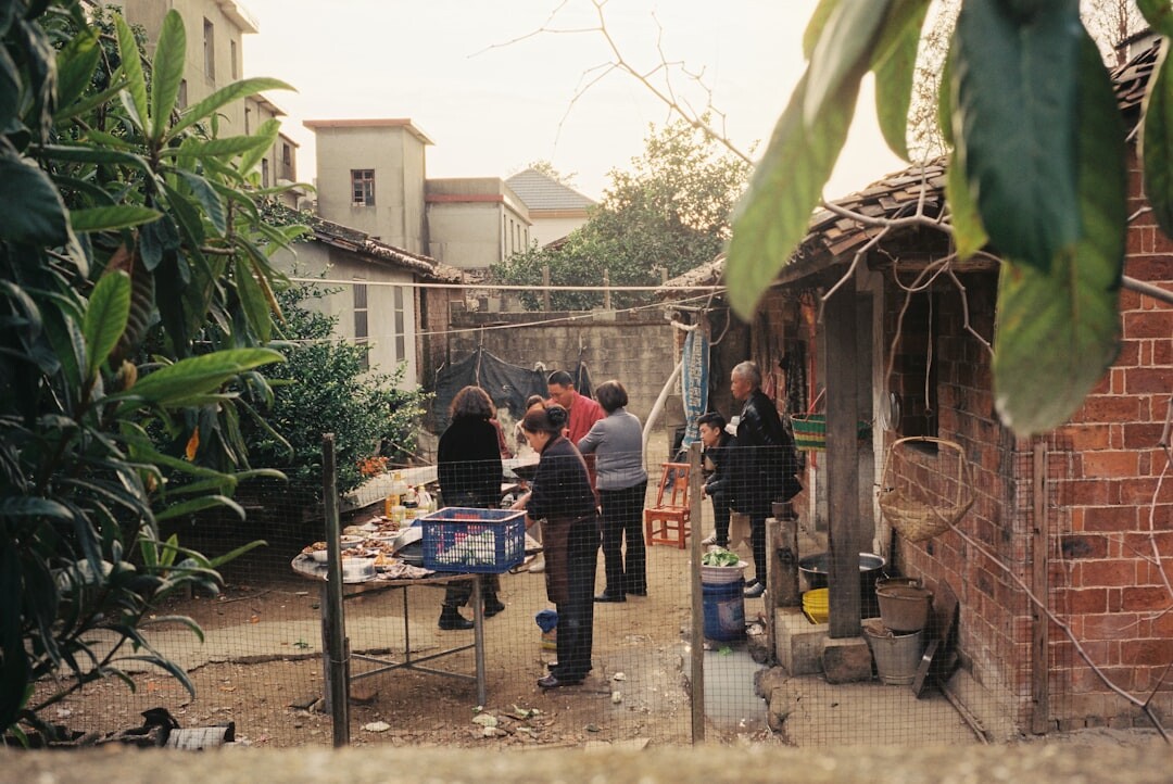 documentary photographer in village