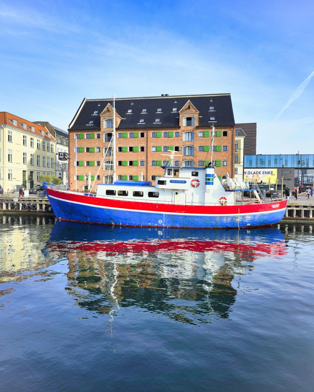 fisherman on boat in denmark