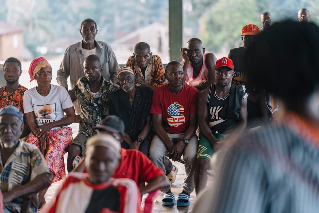 group of locals